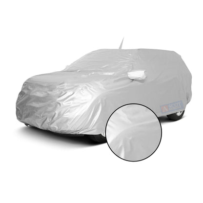 Ascot Tata Punch Car Body Cover with Mirror and Back Antenna Pockets Dust Proof, Trippel Stitched