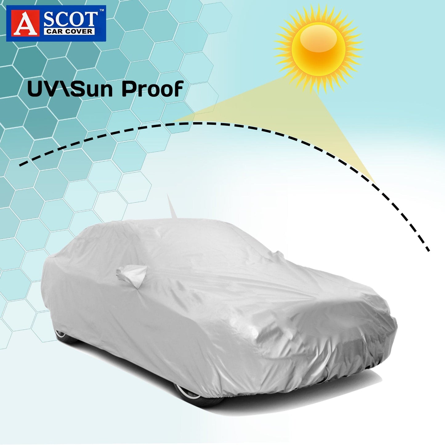 Ascot Audi A6 Sedan 2004-2011 Model Car Body Cover Dust Proof, Trippel Stitched