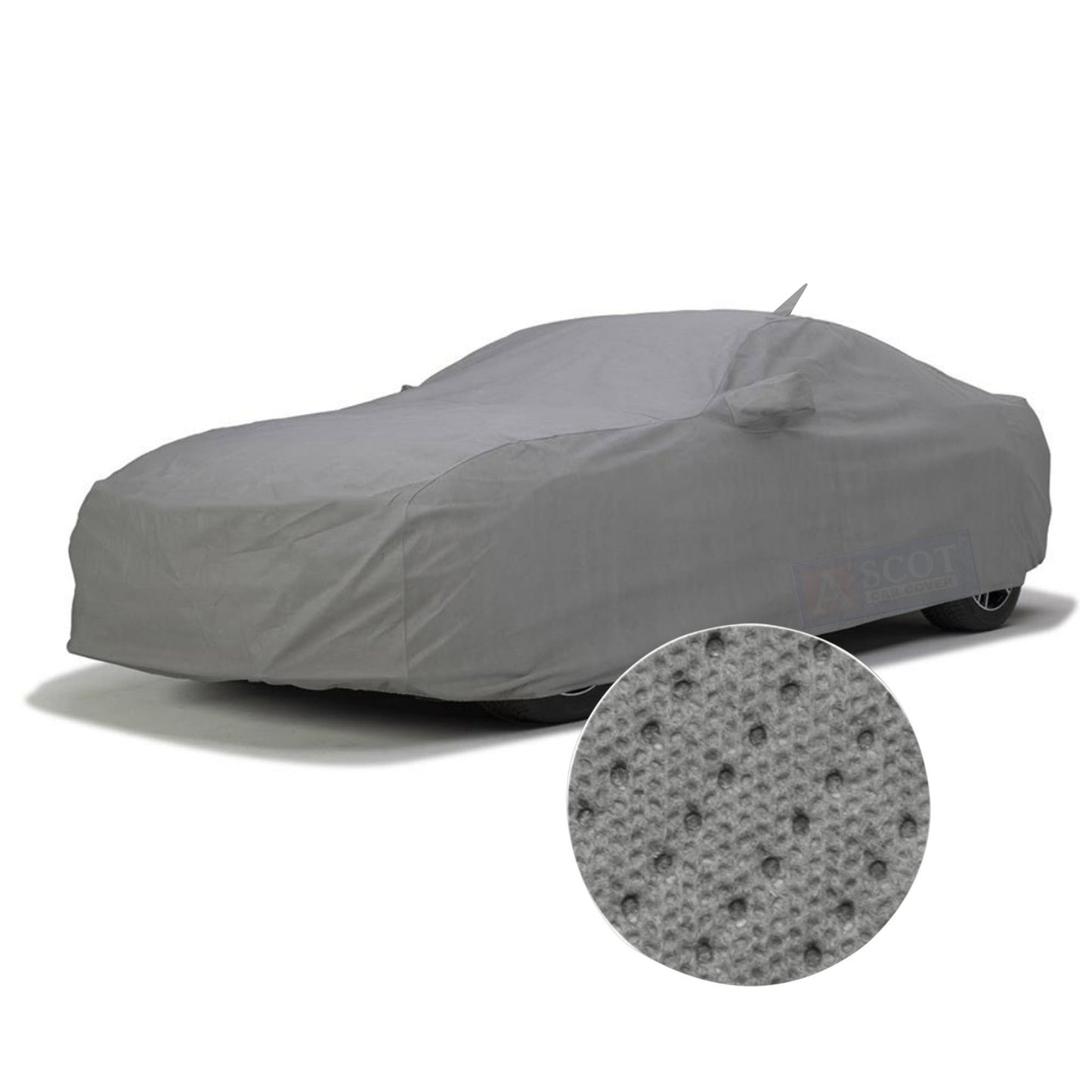ASCOT, CAR COVER Premium 3-Layer Waterproof & Heat-Resistant Car Cover for Maruti Suzuki Nexa CIAZ | UV Shield, Dustproof, Stormproof, Cotton Lining | Mirror Pockets, Belt & Buckle Lock