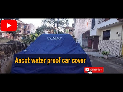ASCOT, CAR COVER Premium 3-Layer Waterproof & Heat-Resistant Car Cover for Maruti Suzuki Nexa FRONX | UV Shield, Dustproof, Stormproof, Cotton Lining | Mirror Pockets, Belt & Buckle Lock