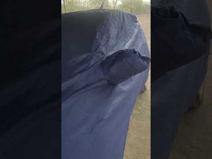 ASCOT, CAR COVER Premium 3-Layer Waterproof & Heat-Resistant Car Cover for Maruti Suzuki Nexa FRONX | UV Shield, Dustproof, Stormproof, Cotton Lining | Mirror Pockets, Belt & Buckle Lock
