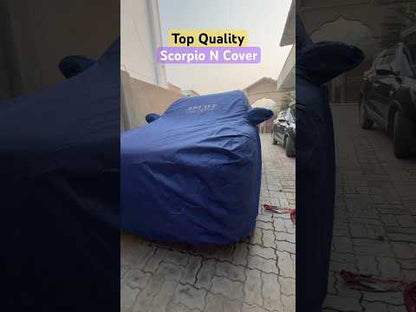 ASCOT, CAR COVER Premium 3-Layer Waterproof & Heat-Resistant Car Cover for Maruti Suzuki Nexa FRONX | UV Shield, Dustproof, Stormproof, Cotton Lining | Mirror Pockets, Belt & Buckle Lock