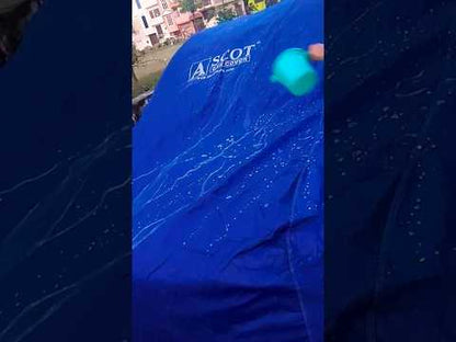 ASCOT, CAR COVER Premium 3-Layer Waterproof & Heat-Resistant Car Cover for Maruti Suzuki Nexa FRONX | UV Shield, Dustproof, Stormproof, Cotton Lining | Mirror Pockets, Belt & Buckle Lock